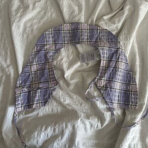 Gianni Purple and Pink Plaid Collar